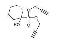 1-bis(prop-2-ynoxy)phosphorylcyclohexan-1-ol结构式