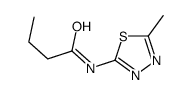 N-(5-methyl-1,3,4-thiadiazol-2-yl)butanamide Structure