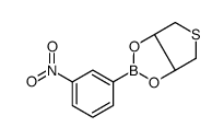(3aR,6aS)-2-(3-nitrophenyl)-3a,4,6,6a-tetrahydrothieno[3,4-d][1,3,2]dioxaborole Structure