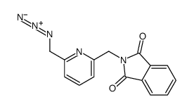 2-[[6-(azidomethyl)pyridin-2-yl]methyl]isoindole-1,3-dione结构式