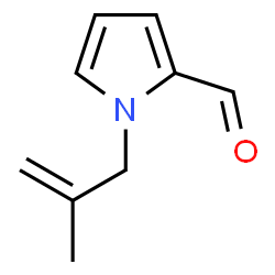 1H-Pyrrole-2-carboxaldehyde, 1-(2-methyl-2-propenyl)- (9CI)结构式