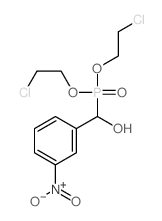 Phosphonic acid,[hydroxy(3-nitrophenyl)methyl]-, bis(2-chloroethyl) ester (9CI) picture