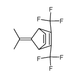 7-(1-methylethylidene)-2,3-bis(trifluoromethyl)bicyclo<2.2.1>hepta-2,5-diene结构式