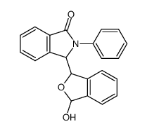 (Hydroxy-3-dihydro-1,3-isobenzofuranyl-1)-3-phenyl-2-isoindoline-one-1 Structure