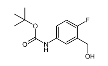 tert-butyl N-[4-fluoro-3-(hydroxymethyl)phenyl]carbamate图片