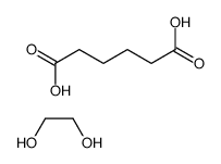 ethane-1,2-diol,hexanedioic acid结构式