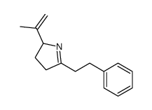5-(2-phenylethyl)-2-prop-1-en-2-yl-3,4-dihydro-2H-pyrrole结构式