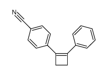 4-(2-phenylcyclobuten-1-yl)benzonitrile结构式