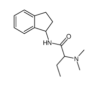 2-(Dimethylamino)-N-(indan-1-yl)butyramide结构式