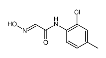 2-chloro-4-methyl-α-isonitrosoacetanilide Structure