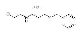 (3-benzyloxy-propyl)-(2-chloro-ethyl)-amine, hydrochloride Structure