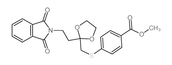 methyl 4-[[2-[2-(1,3-dioxoisoindol-2-yl)ethyl]-1,3-dioxolan-2-yl]methylsulfanyl]benzoate picture
