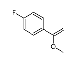 1-fluoro-4-(1-methoxyethenyl)benzene Structure