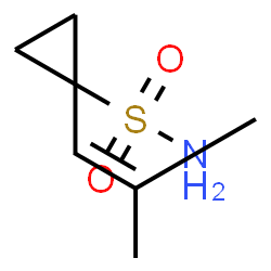 Cyclopropanesulfonamide, 1-(2-methyl-1-propenyl)- (9CI) structure