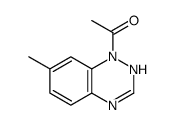 1,2,4-Benzotriazine,1-acetyl-1,2-dihydro-7-methyl- (9CI) Structure