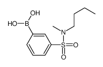 [3-[butyl(methyl)sulfamoyl]phenyl]boronic acid结构式