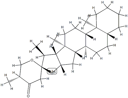 (25R)-5α-Spirostan-24-one structure