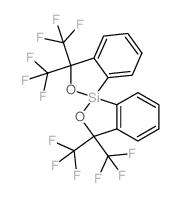 3,3,3',3'-tetrakis(trifluoromethyl)-1,1'-spirobi[2,1-benzoxasilole]结构式