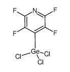 4-(trichlorogermyl)-2,3,5,6-tetrafluoropyridine Structure