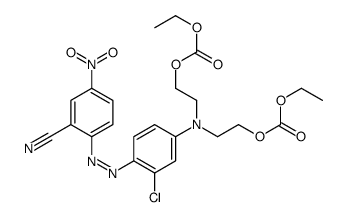 ethyl 5-[3-chloro-4-[(2-cyano-4-nitrophenyl)azo]phenyl]-9-oxo-2,8,10-trioxa-5-azadodecanoate picture