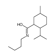 N-butyl-2-isopropyl-5-methylcyclohexanecarboxamide结构式