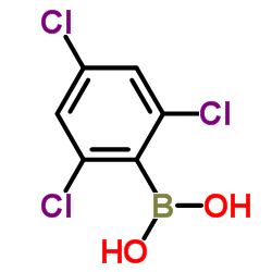 (2,4,6-Trichlorophenyl)boronic acid structure