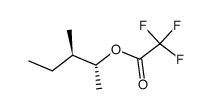 erythro-1,2-dimethylbutyl trifluoroacetate Structure