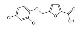 5-(2,4-DICHLORO-PHENOXYMETHYL)-FURAN-2-CARBOXYLIC ACID图片