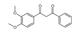 1-(3,4-Dimethoxyphenyl)-3-phenyl-1,3-propanedione Structure