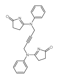 5-[4-[(5-oxo-3,4-dihydropyrrol-2-yl)-phenyl-amino]but-2-ynyl-phenyl-amino]-3,4-dihydropyrrol-2-one picture