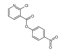 p-Nitrophenyl 2-chloronicotinate结构式