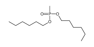Methylphosphonic acid dihexyl ester结构式