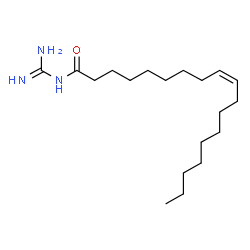 (Z)-N-(aminoiminomethyl)-9-octadecenamide结构式