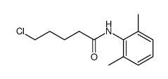 5-chloropentano-2',6'-xylidide Structure