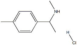METHYL[1-(4-METHYLPHENYL)ETHYL]AMINE HYDROCHLORIDE结构式