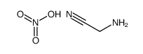 2-aminoacetonitrile,nitric acid Structure