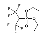 2-diethoxyphosphoryl-1,1,1,3,3,3-hexafluoropropane结构式