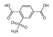 sulfamoyl-terephthalic acid Structure