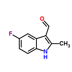 5-氟-2-甲基吲哚-3-羧醛图片