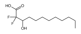 2,2-difluoro-3-hydroxydodecanoic acid Structure