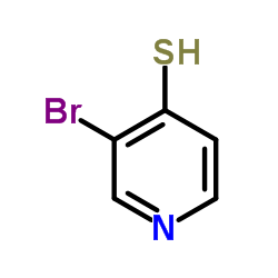 4-Pyridinethiol, 3-bromo- structure