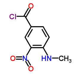 4-(Methylamino)-3-nitrobenzoyl chloride Structure