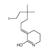 3-(6-iodo-4,4-dimethylhexylidene)piperidin-2-one Structure