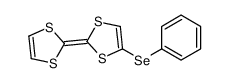 2-(1,3-dithiol-2-ylidene)-4-phenylselanyl-1,3-dithiole结构式