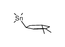 (trans-3,5-dimethylcyclohex-2-enyl)trimethylstannane Structure