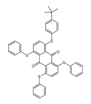 1-[[4-(1,1-dimethylethyl)phenyl]thio]-4,5,8-tris(phenylthio)anthraquinone picture