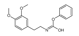 phenyl N-[2-(3,4-dimethoxyphenyl)ethyl]carbamate Structure