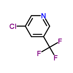 3-氯-5-(三氟甲基)吡啶结构式