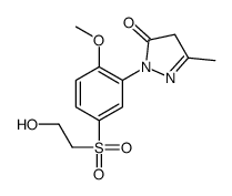 2,4-dihydro-2-[5-[(2-hydroxyethyl)sulphonyl]-2-methoxyphenyl]-5-methyl-3H-pyrazol-3-one picture