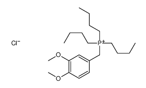 tributyl-[(3,4-dimethoxyphenyl)methyl]phosphanium,chloride Structure